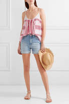 Thumbnail for your product : Lemlem Tabtab Cotton-blend Gauze Camisole - Baby pink