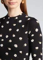 Thumbnail for your product : Alice + Olivia Delora Fitted Mock-Neck Dress
