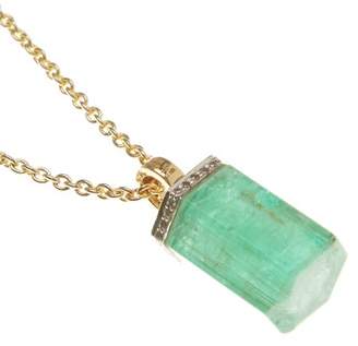 Jade Jagger Emerald, Diamond & 18kt Gold Necklace - Womens - Green Gold