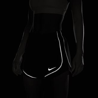 Nike Women's Dri-FIT Run Division Tempo Luxe Running Shorts in Black