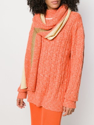 Cashmere In Love Oversized Striped Scarf