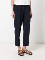 Thumbnail for your product : Kiltie cropped high-waist trousers