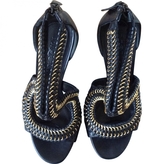 Thumbnail for your product : Alexander McQueen Woven Chain Sandals