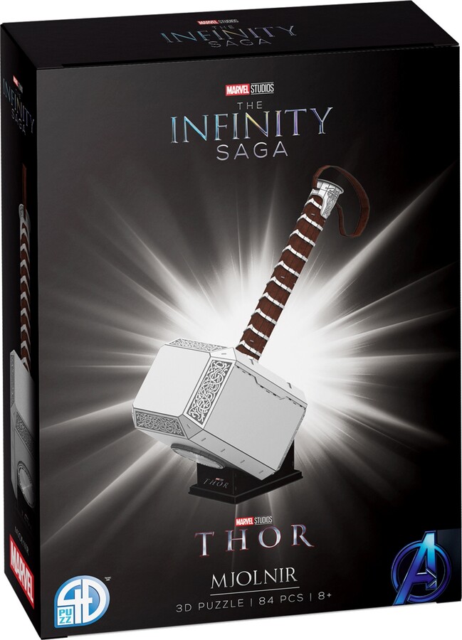University Games 4D Cityscape Marvel the Infinity Saga Mjolnir Thor's