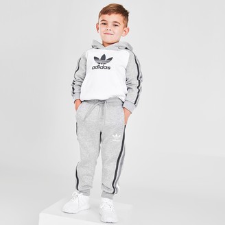 adidas Boys' Toddler and Little Kids' 3-Stripes Hoodie and Jogger Pants Set  - ShopStyle