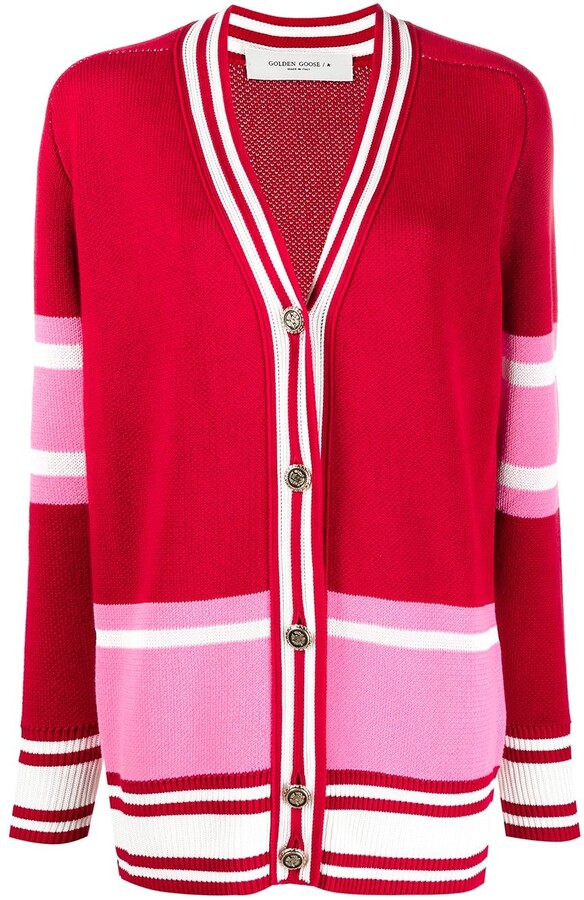 Pink And Red Striped Sweater Shop the world's largest collection of ShopStyle