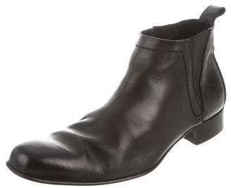 CNC Costume National Leather Ankle Boots