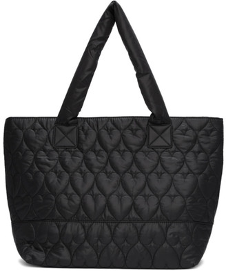 Opening Ceremony Black Medium Quilted Chinatown Tote