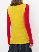 Thumbnail for your product : Junya Watanabe Comme Des Garçons Pre Owned Knitted Sleeveless Jumper