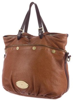 Mulberry Grained Leather Satchel