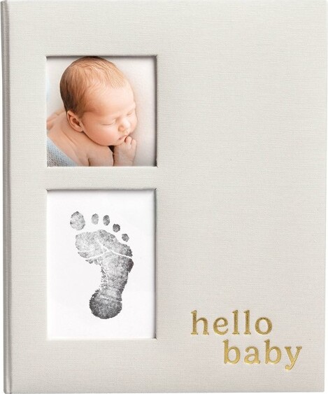 Pearhead PearheadBabyLinenMemoryBook-Ivory