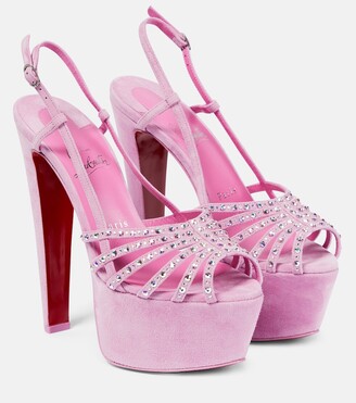 Prada | Prada Chic Pink Patent Leather Platform Sandals – McRichard  Designer Brands