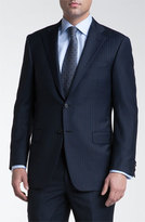 Thumbnail for your product : Hickey Freeman 2BT BEAD STRIPE SUIT W/ FF TROUSER