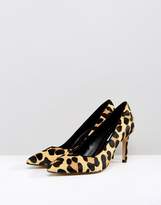 Thumbnail for your product : Dune London Leopard Print Pointed Heeled Shoes
