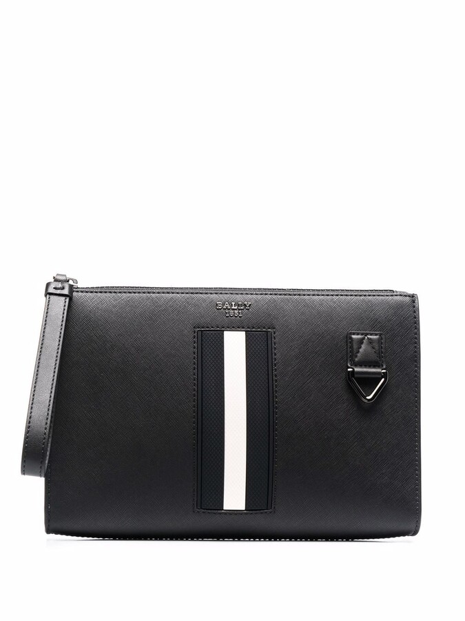 Bally Maki Leather Clutch Bag ShopStyle