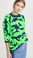 Thumbnail for your product : Ksenia Schnaider Oversized Camo Sweater