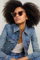 Thumbnail for your product : Saint Laurent Loulou Heart-shaped Acetate Sunglasses