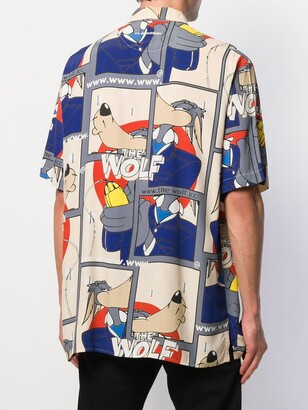JC de Castelbajac Pre-Owned 1980s The Wolf oversized shirt