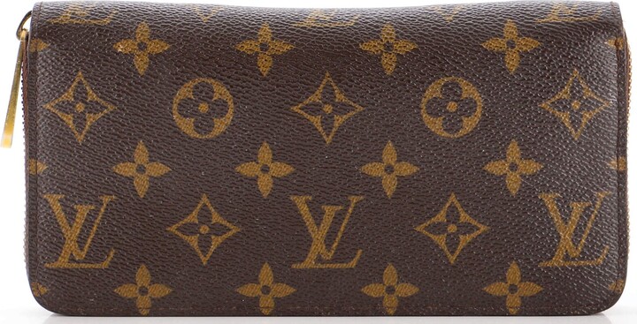 Louis Vuitton Monogram Reverse Canvas Vertical Zippy Wallet on
