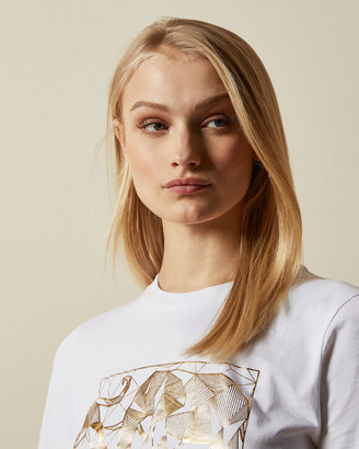 Ted Baker ROBYYIN Endangered animals cotton T-shirt