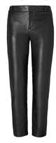 Thumbnail for your product : Banana Republic Petite Avery Straight-Fit Vegan Leather Moto Ankle Pant