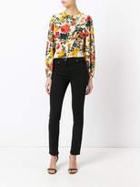 Thumbnail for your product : Fausto Puglisi flower print collarless shirt