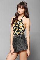 Thumbnail for your product : Truly Madly Deeply Printed Cropped Halter Top
