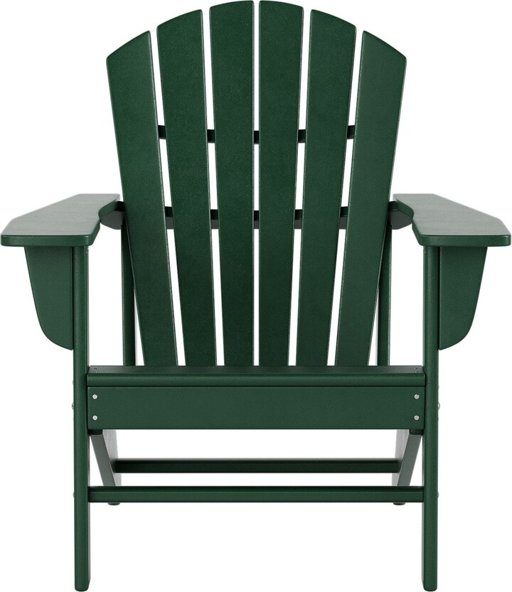 Polytrends Altura Classic Outdoor EcoFriendly Poly Patio Adirondack