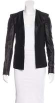 Thumbnail for your product : J Brand Woven Open Front Blazer