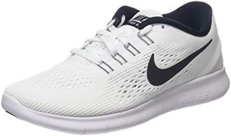 Nike Women's Free Running Shoes, (White/Black), 35 1/2 EU