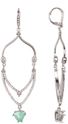 Jenny Packham Crystal Pave Tiered Drop Earrings