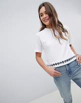 Thumbnail for your product : Brave Soul T Shirt with Ring Detail at Hem
