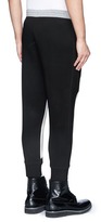 Thumbnail for your product : Nobrand Colourblock stretch waistband bonded jersey pants