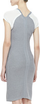 Thumbnail for your product : Yigal Azrouel Cut25 by Fitted Techno Honeycomb Dress