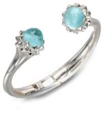 Thumbnail for your product : Stephen Webster Superstud Blue Cat's Eye, Crystal & Sterling Silver Doublet Cuff Bracelet