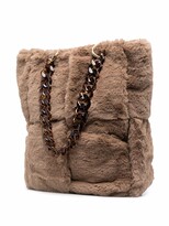 Thumbnail for your product : la milanesa Faux-Fur Tote Bag