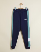 Thumbnail for your product : Puma Blue Sweatpants - ESS Colorblock Pants - Teens - Size M at The Iconic