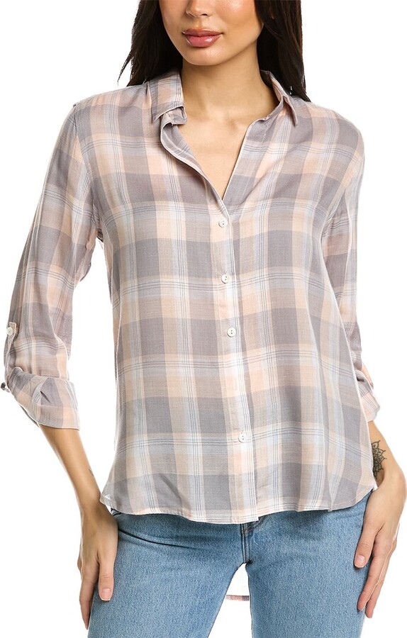 Bella Zoe Plaid Button Down Shirt ShopStyle