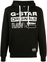 Thumbnail for your product : G Star Originals logo print hoodie