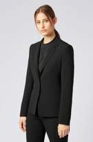 Thumbnail for your product : BOSS Regular-fit jacket in crease-resistant Japanese crepe