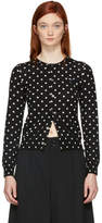 Thumbnail for your product : Comme des Garcons Play Play Black Polka Dot Cardigan