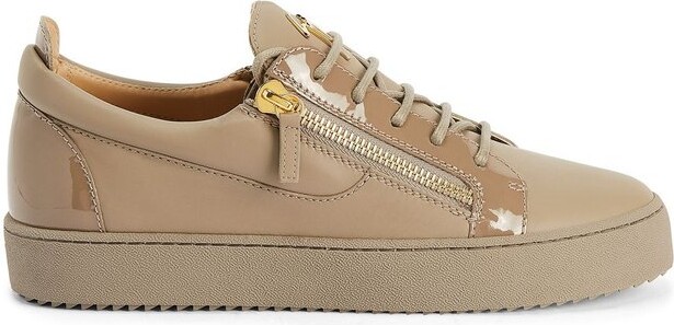 Giuseppe Zanotti Frankie Zip Detailed Lace-Up Sneakers