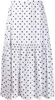 Thumbnail for your product : STAUD Polka-Dot Maxi Skirt