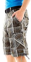 Thumbnail for your product : JCPenney Chalc Plaid Cargo Shorts