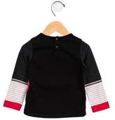 Thumbnail for your product : Catimini Girls' Printed Striped Top