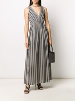 Thumbnail for your product : Brunello Cucinelli Striped Maxi Dress