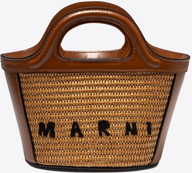 Marni Micro Tropicalia Raffia Handbag