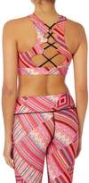 Thumbnail for your product : Seafolly Desert Tribe crop top - Gym & Swim