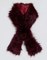 Thumbnail for your product : Alice Hannah Faux Fur Gathered End Scarf