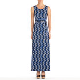 Thumbnail for your product : Jones New York Scoop Neck Maxi Dress